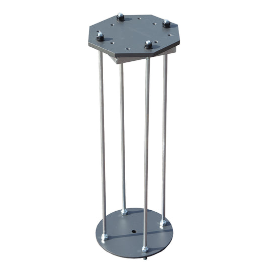 Patio Umbrella Base in Ground, Heavy-Duty Steel Construction for Stability, Supports up to 700LBS, 7.8" x 7.8" x 22"