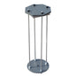 Patio Umbrella Base in Ground, Heavy-Duty Steel Construction for Stability, Supports up to 700LBS, 7.8" x 7.8" x 22"