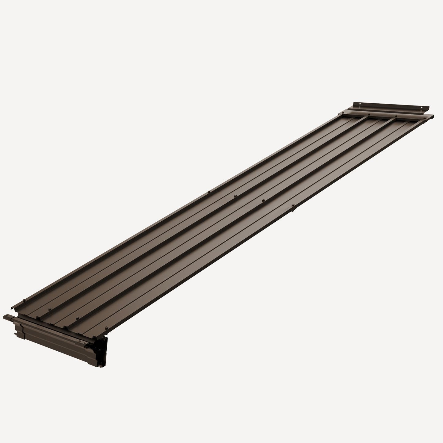 Gazebo Connector Kit - for 12ft Width Wall Mounted Gazebos, Durable Steel Expansion Linker, Rustproof & Easy Assembly for 12'x20' Lean to Gazebos-Brown