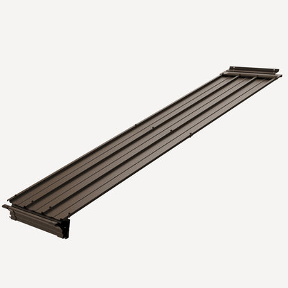 Gazebo Connector Kit - for 12ft Width Wall Mounted Gazebos, Durable Steel Expansion Linker, Rustproof & Easy Assembly for 12'x20' Lean to Gazebos-Brown