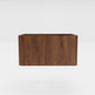 Etna 30" Striped Walnut Bathroom Vanity, Wall Mounted Floating Bathroom Vanity for Modern Bathroom, KD