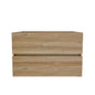 Grace 30 Rough Oak+Rough Oak Bathroom Vanity with double Soft Drawers, Wall Mounted Floating Bathroom Vanity for Modern Bathroom, KD