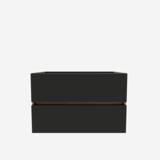 Grace 30' Bathroom Vanity with double Soft Black Drawers without , Wall Mounted Floating Bathroom Vanity for Modern Bathroom, KD