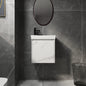20" Wall-Mounted Bathroom Vanity with Ceramic Sink, Storage Cabinet with Doors,Bathroom Cabinet Set