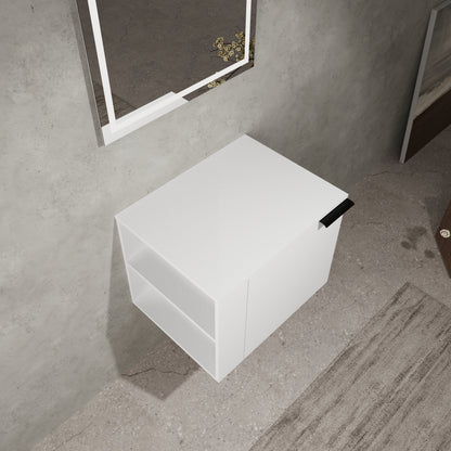 American White Oak Bathroom Vanity - Storage Cabinet