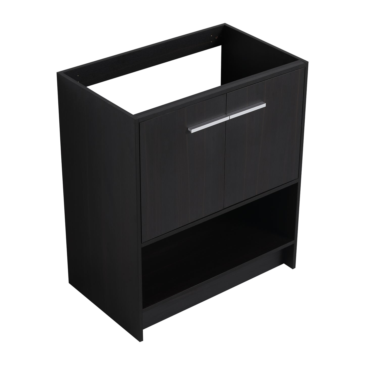 30"(29 5/16'') Bathroom Vanity, 2 doors, Freestanding Bathroom Cabinet Vanity, Plywood (Excluding Sink)