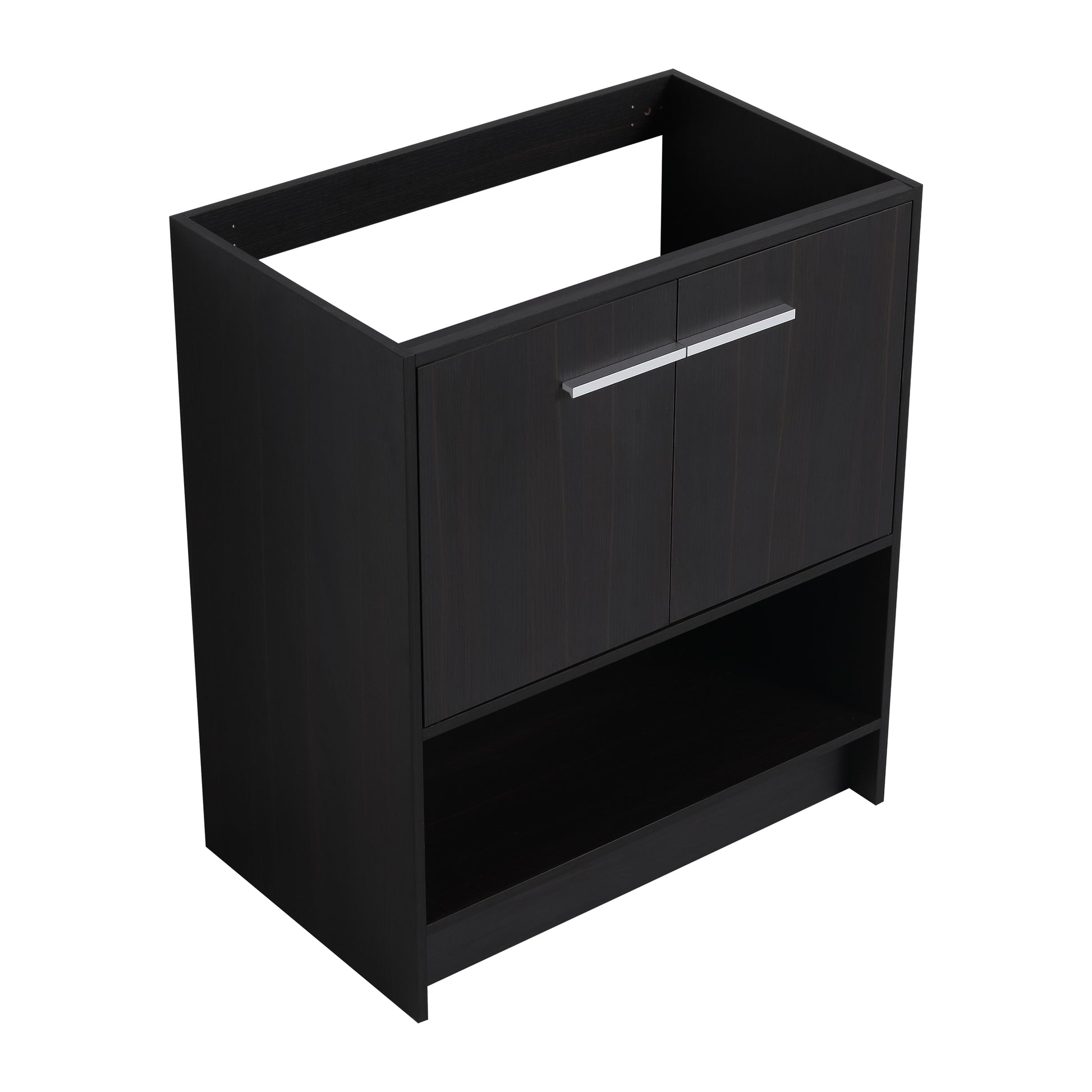 30"(29 5/16'') Bathroom Vanity, 2 doors, Freestanding Bathroom Cabinet Vanity, Plywood (Excluding Sink)