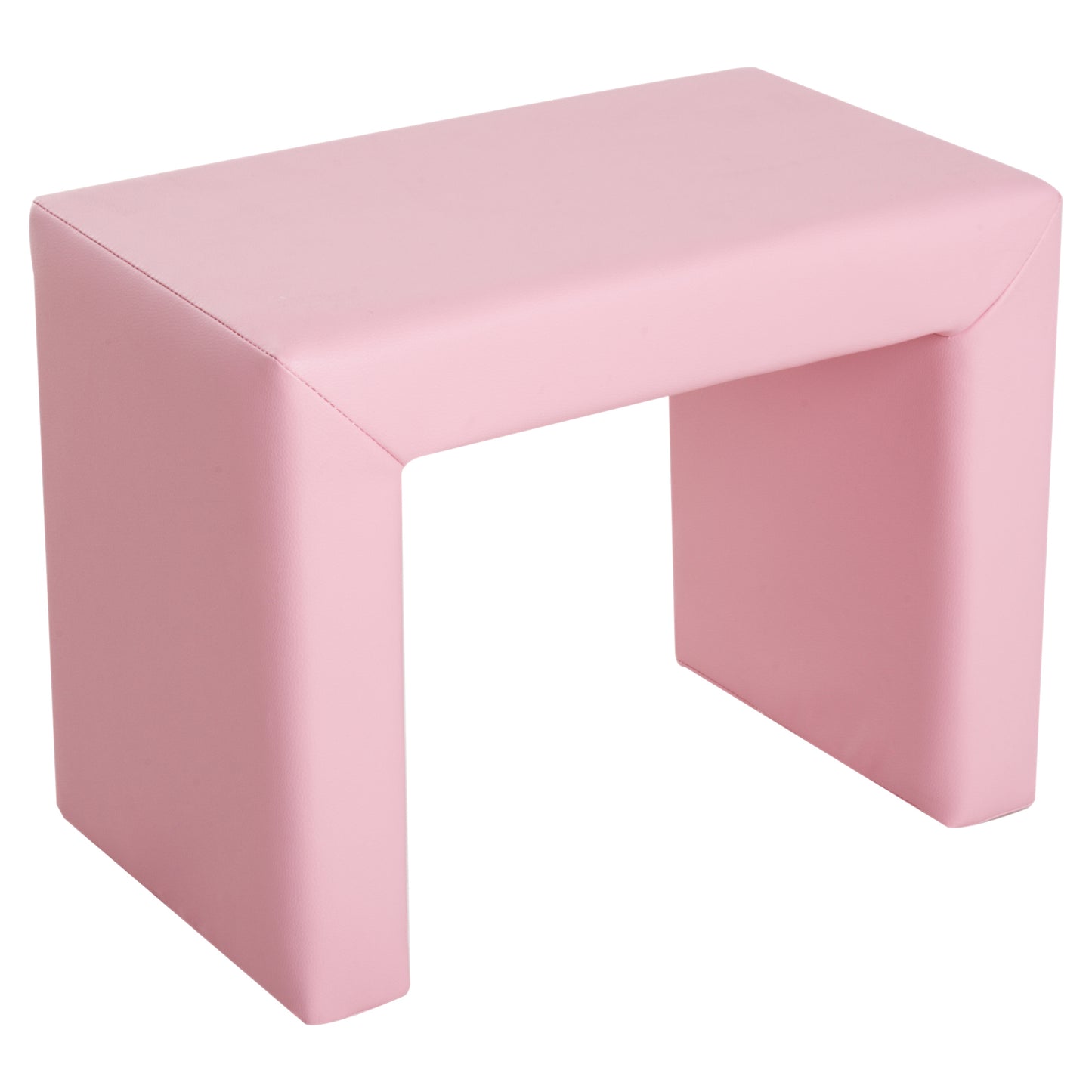 Pink 2-in-1 Kids Sofa Convertible Chair Table Set
