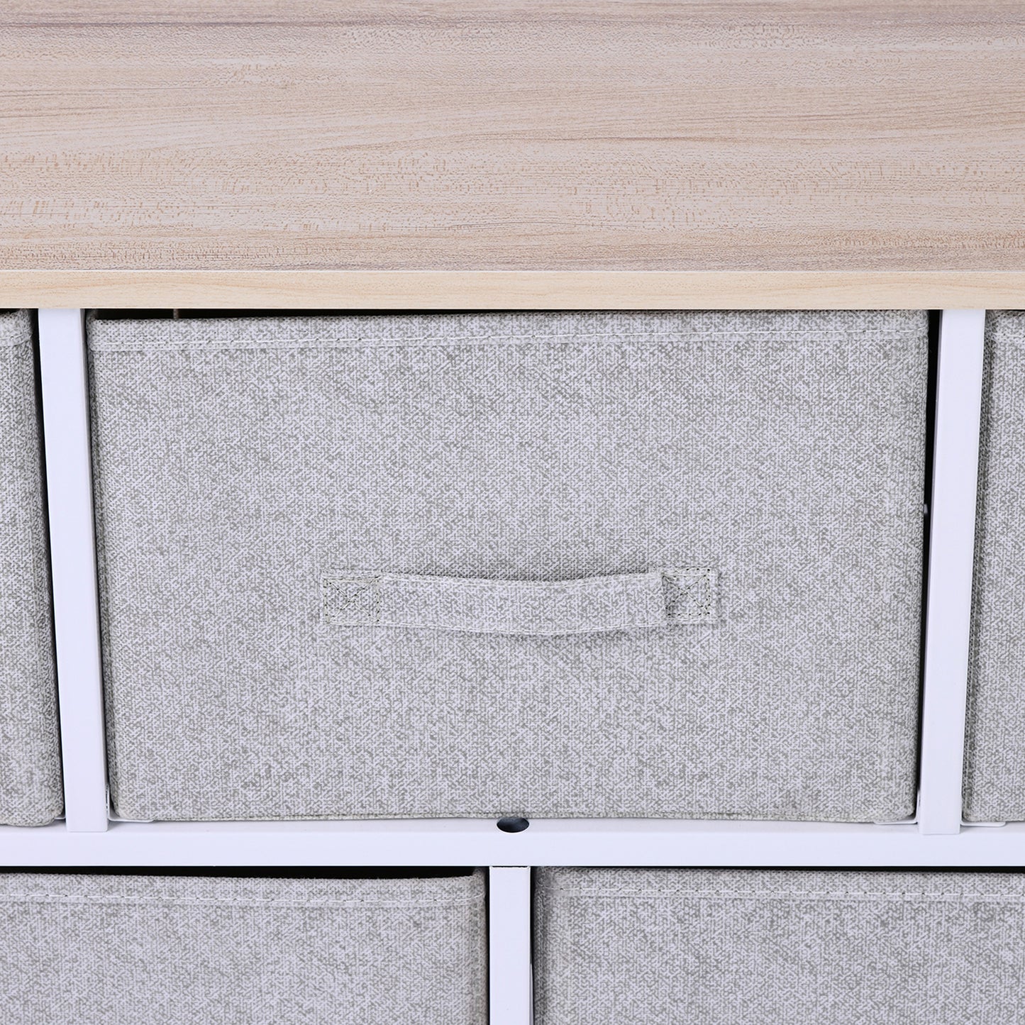 Grey Steel 5-Drawer Dresser - Bedroom Storage Tower for Living Room