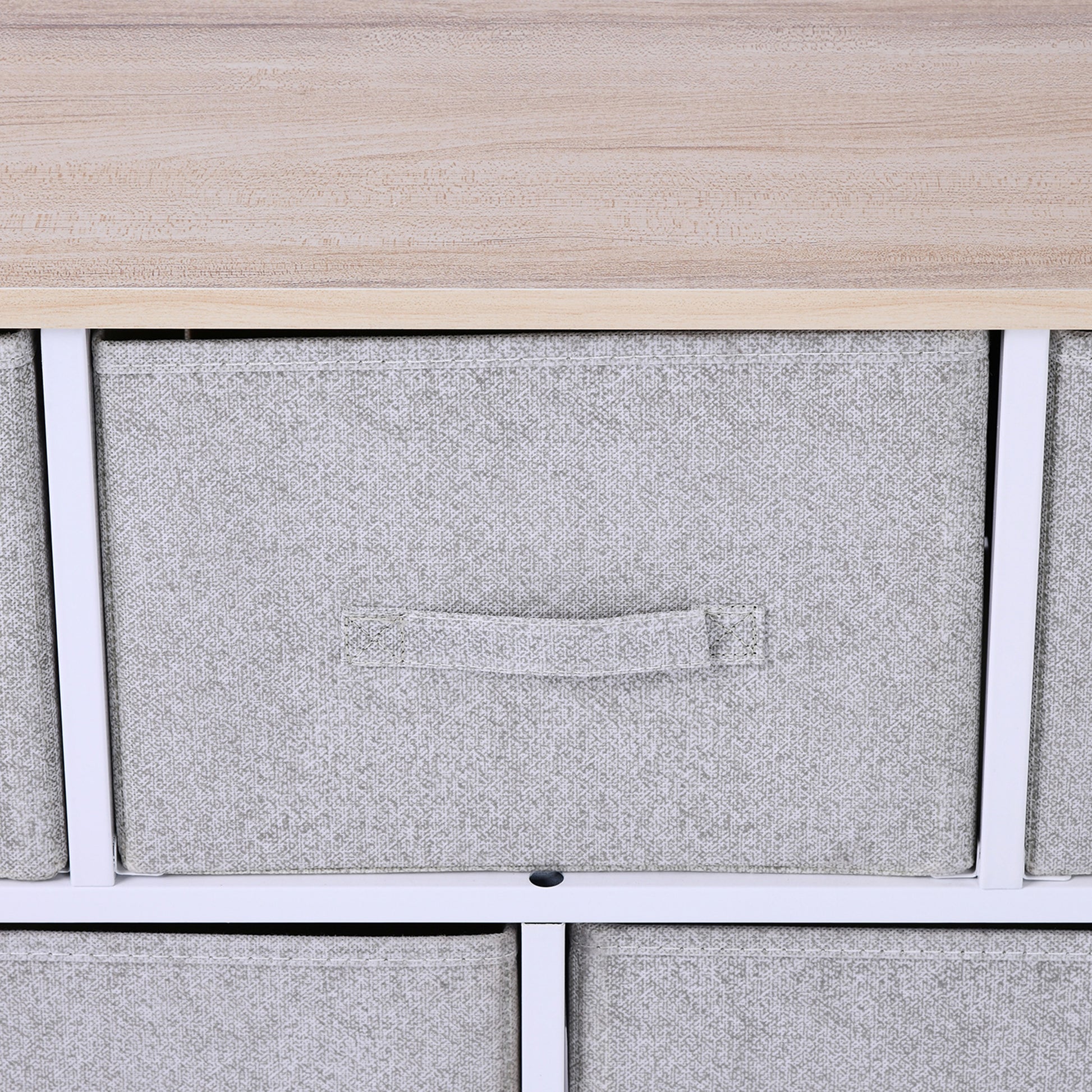 Grey Steel 5-Drawer Dresser - Bedroom Storage Tower for Living Room