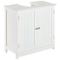 24” Pedestal Sink Bathroom Vanity Cabinet - White