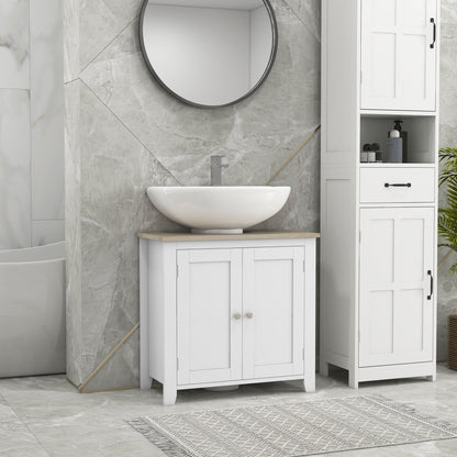 White Bathroom Vanity Cabinet Under Sink Storage