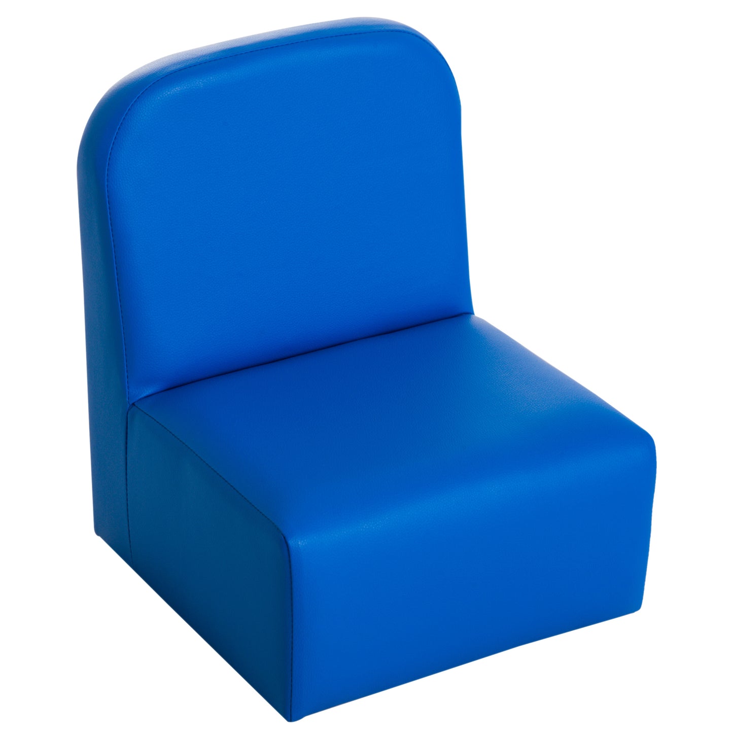 2-in-1 Kids Sofa - Blue Wood Convertible Table Chair Set