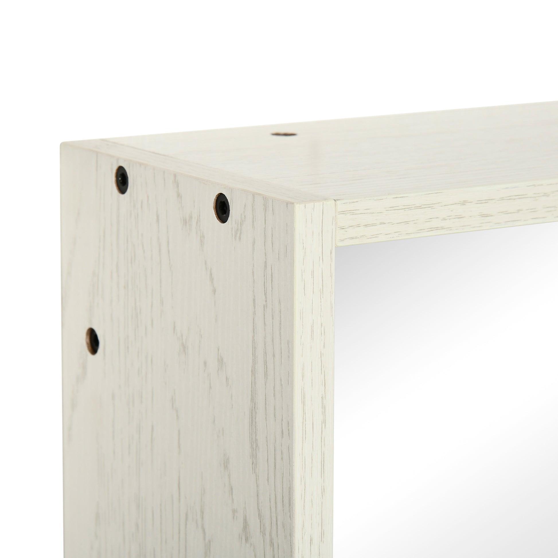 White Bathroom Medicine Cabinet with Mirror & Shelf - 31.5" for Living Room