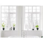 HOMCOM Double Door Wall Mounted Bathroom Mirror, 31.5" x 23.5" Medicine Cabinet with Modern Design, Large Storage, & Quiet Hinges