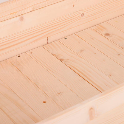 Natural Wood Raised Garden Bed - 48" x 22" Outdoor Planter