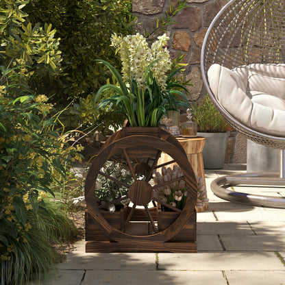 Rustic Wooden Raised Garden Bed - 3 Planter Boxes