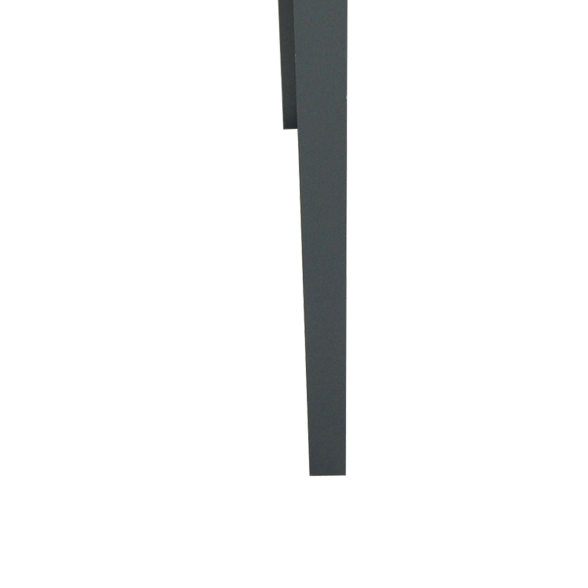 Gray Steel Raised Garden Bed - 39.25" Elevated Planter for Outdoor