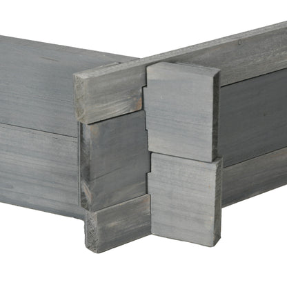 Gray Hexagon Raised Garden Bed - Outdoor Planter