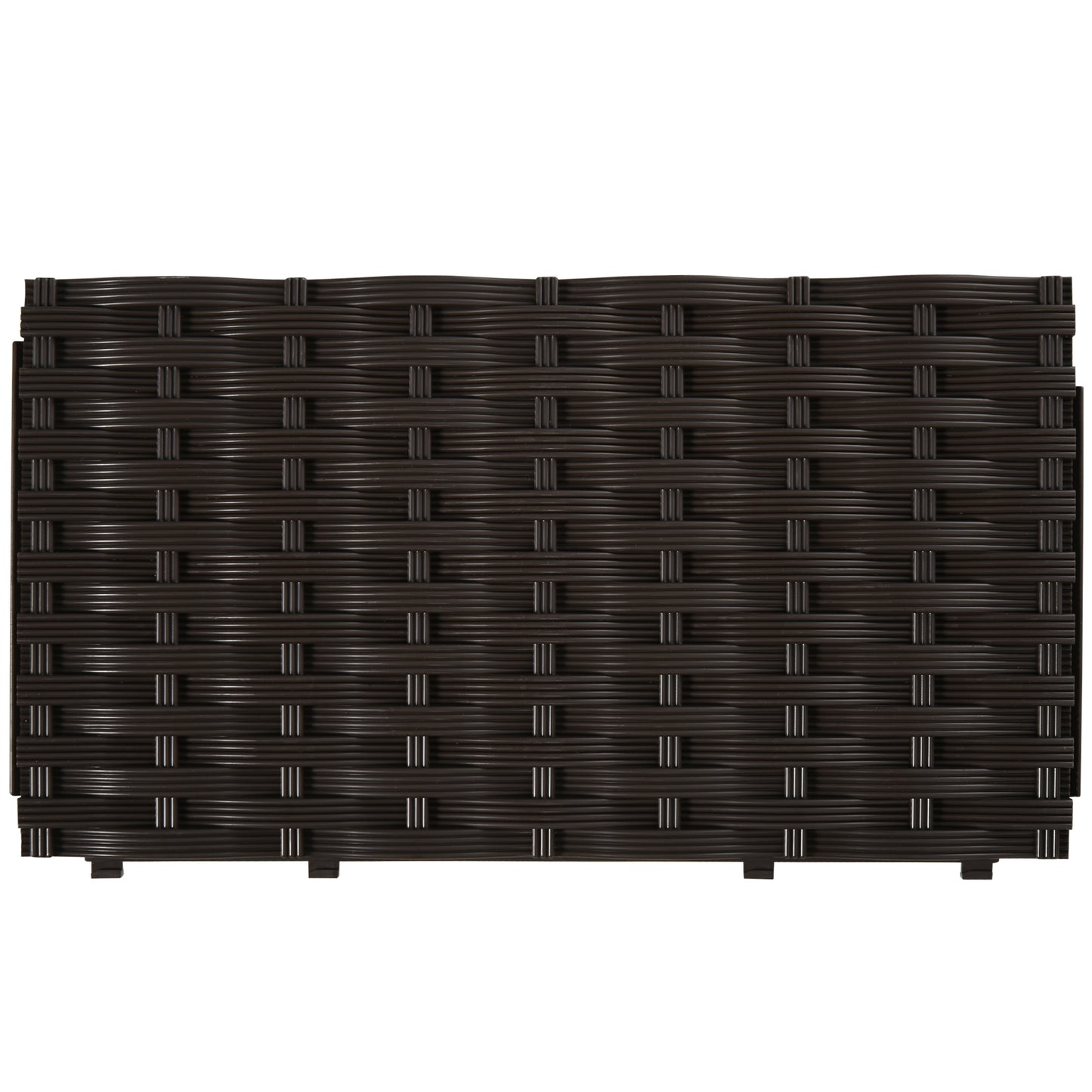 Brown Polypropylene Raised Garden Bed with Legs - 15.75" x 15.75"
