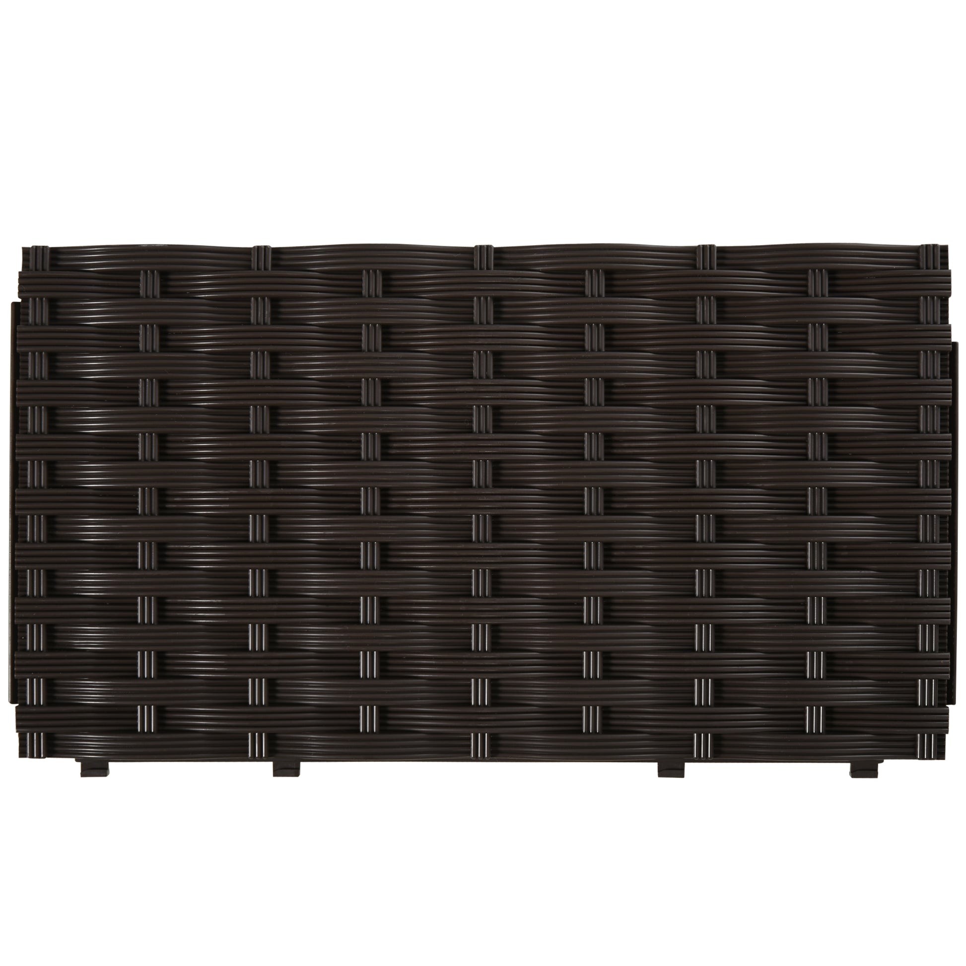 Brown Polypropylene Raised Garden Bed with Legs - 15.75" x 15.75"