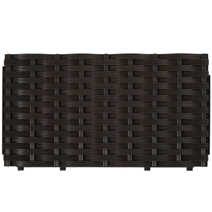 Brown Polypropylene Raised Garden Bed with Legs - 15.75" x 15.75"