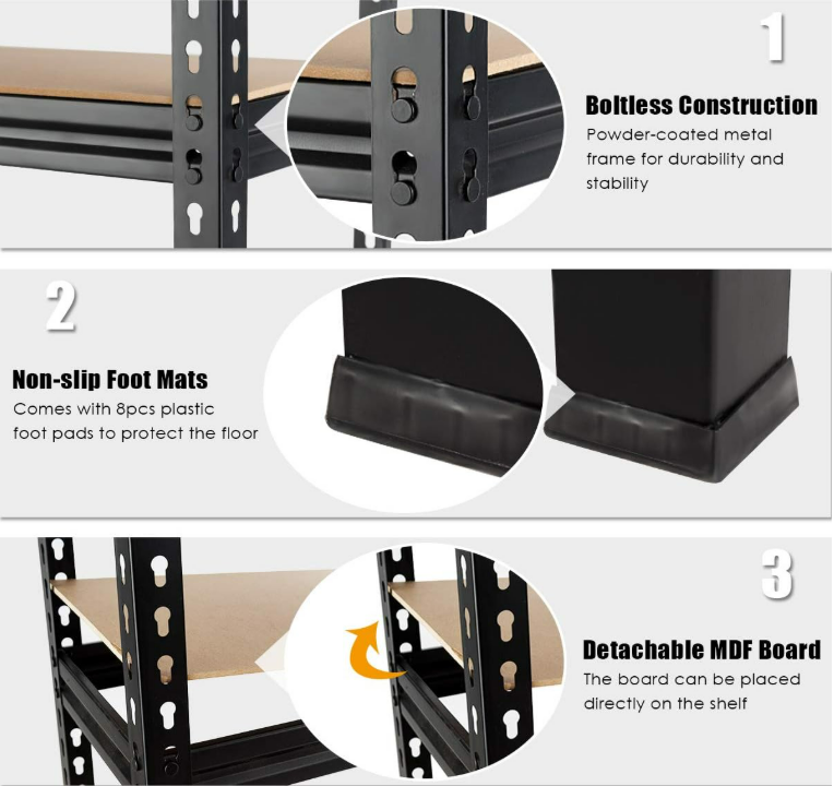2000 LBS Garage Shelving Heavy Duty Storage
