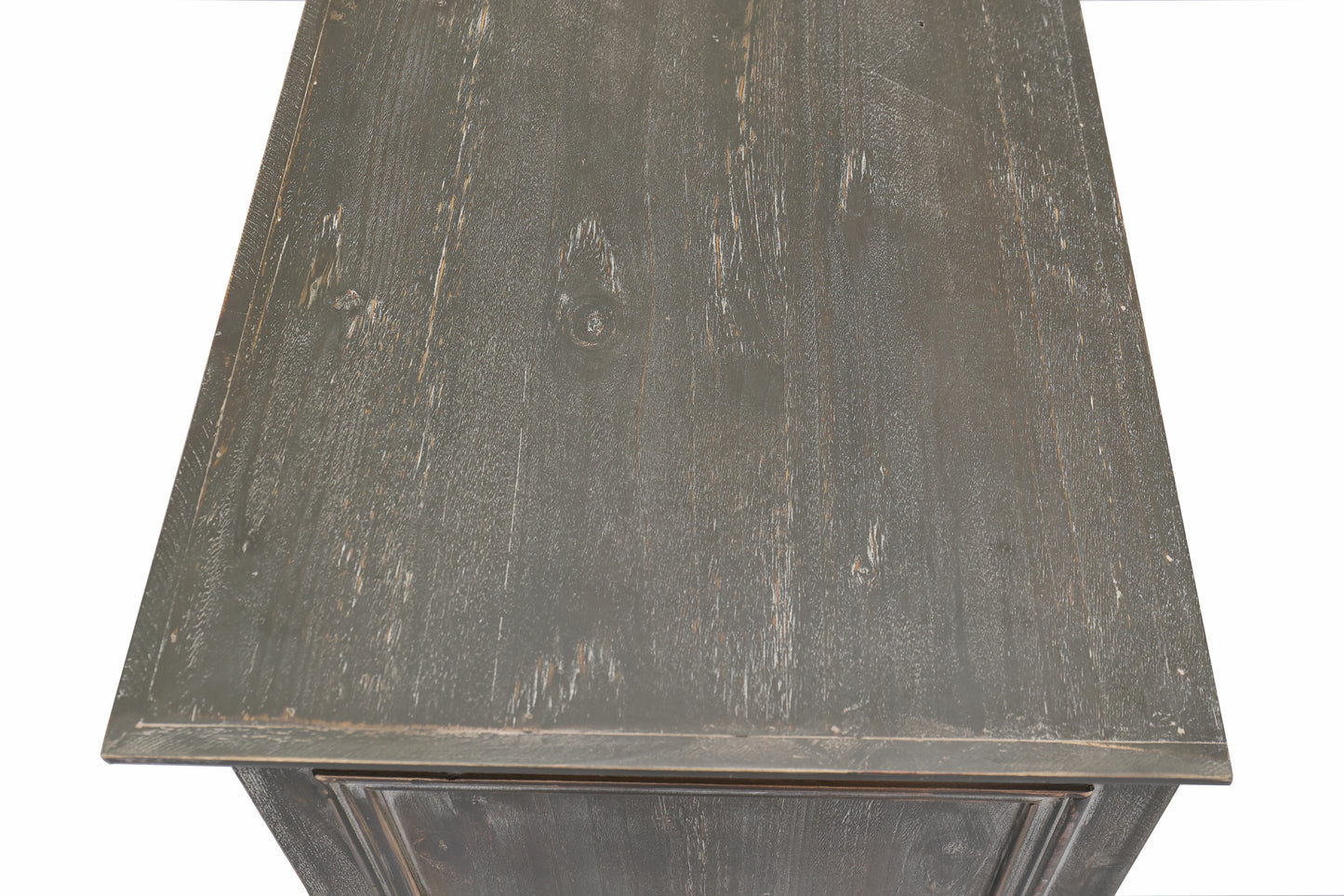 Black & Gray Farmhouse Sideboard Buffet Cabinet - 59" Storage for Living Room