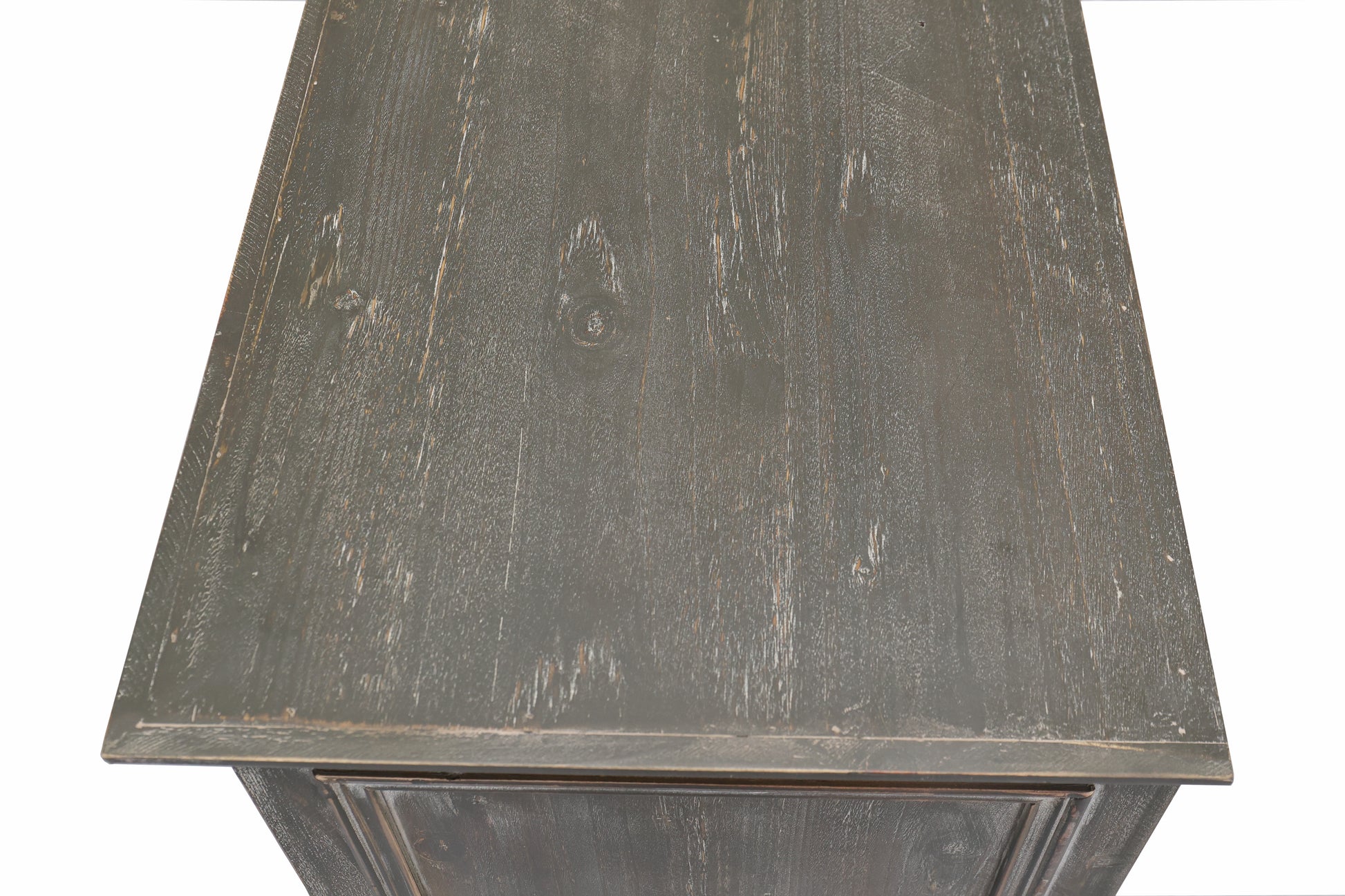 Black & Gray Farmhouse Sideboard Buffet Cabinet - 59" Storage for Living Room