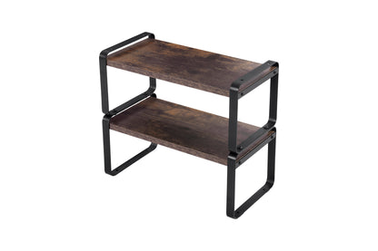 2-Tier Storage Shelves,Adjustable Shelving Unit, Home Storage Shelf,for Basement Kitchen Warehouse