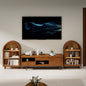 Arched Small Bookcase, Arched Storage Cabinet, Walnut Wooden Modern Arched Top Bookshelf with 3 Shelves, 3-Tier Storage Shelf with Glaze Finish for Living Room, Bedroom, Entryway