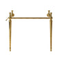 VICI 36" Freestanding Bathroom Console Iron Leg, NO Basin and Faucet, NO Sink Cover and Drain, Gold