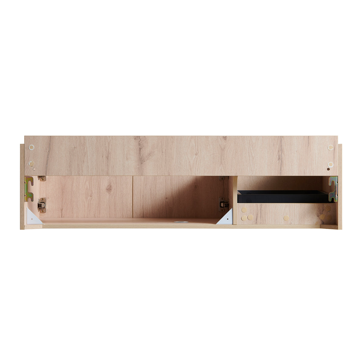 48" White Oak Bathroom Vanity - Plywood Cabinet with Storage