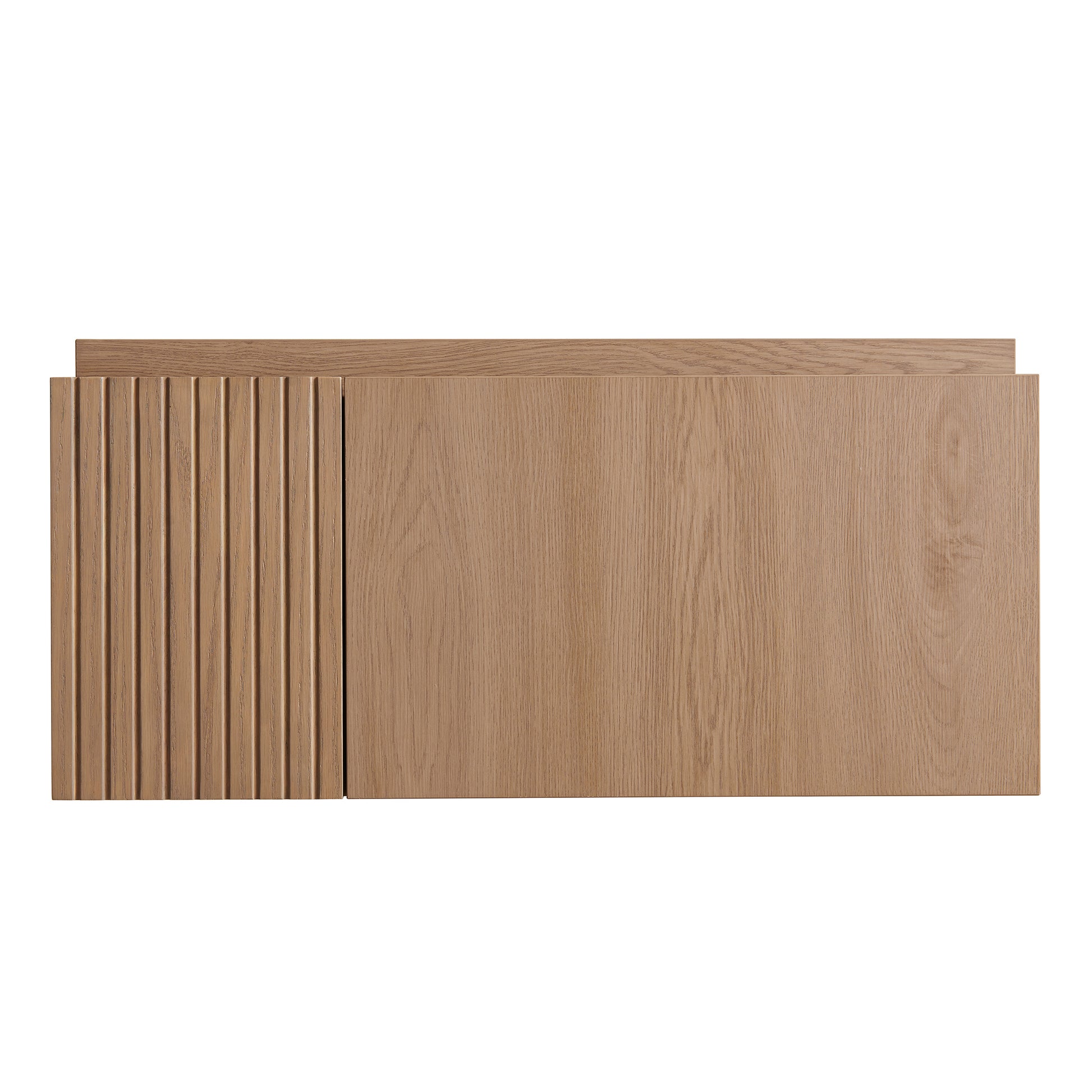 30" MURI Heidelberg Woodgrain Plywood Cabinet with Door and One Drawer, NO Basin and Top, NO Faucet and Sink Cover