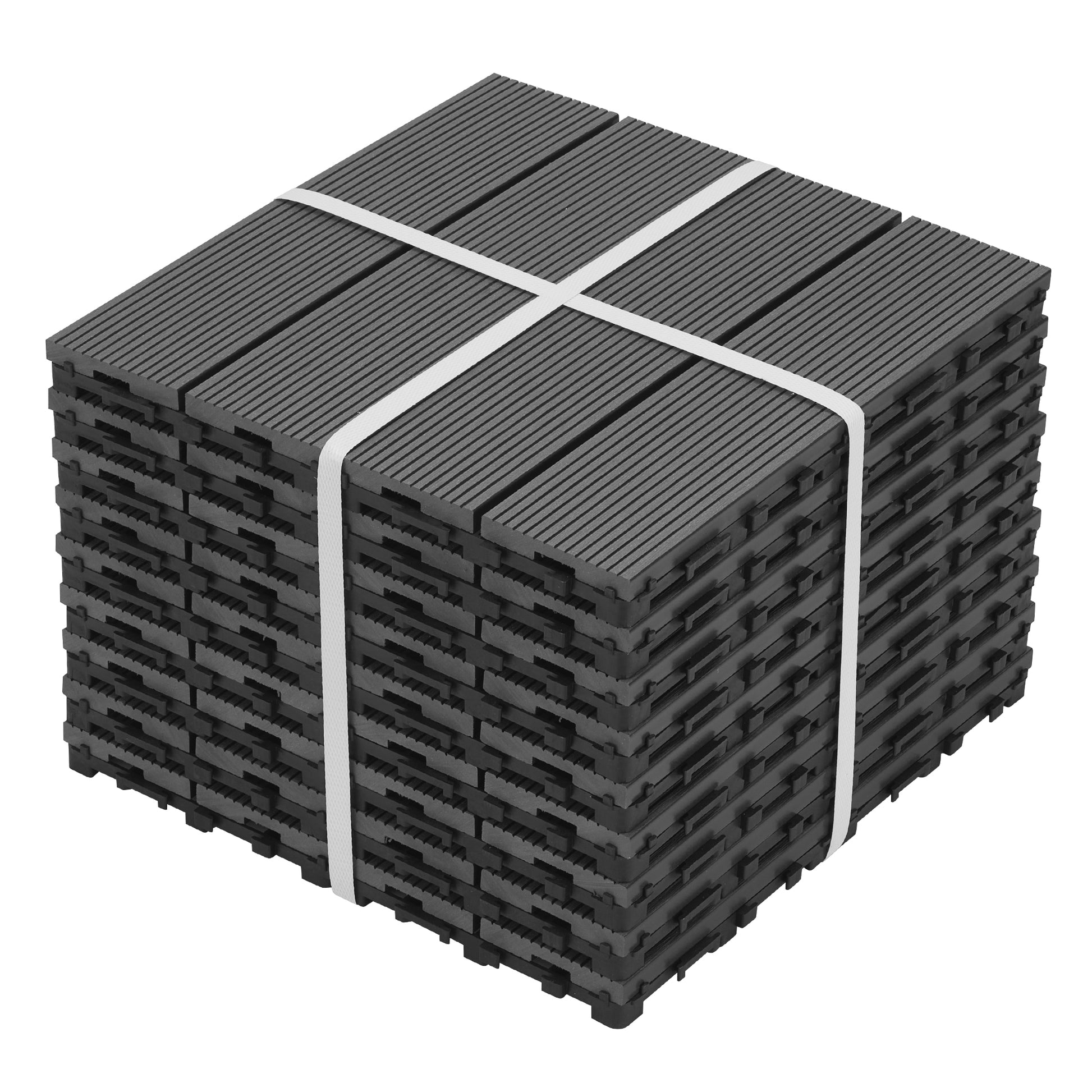 DIY Interlocking Deck Tiles 9PCS - Waterproof Outdoor and Indoor Flooring for Patio, Balcony, Porch, Backyard, Bedroom