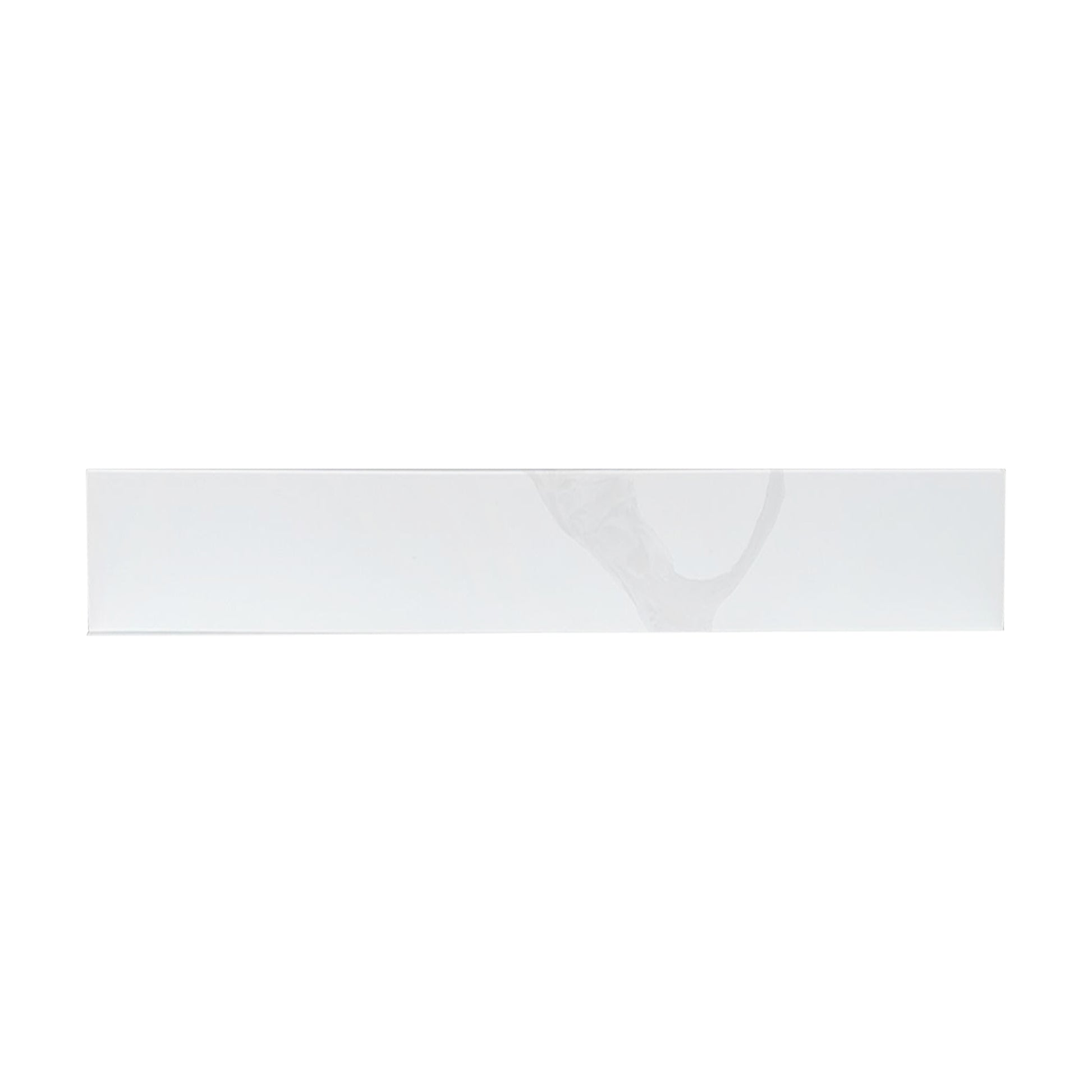 22 Inch Calacatta White Quartz Sidesplash , Bathroom Vanity Top with Backsplash ,4" Height Backsplash, for Vanity Top