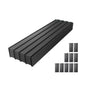 Metal Roof Panel Length 61IN 10PCS Galvanized Roof Panels Waterproof Heavy Duty Metal Roof Panels for Outdoor House Storage Stables Patio Garages Sheds,Gray