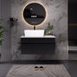 31.5 Inches Floating Single Small Bathroom Vanity with Sink
