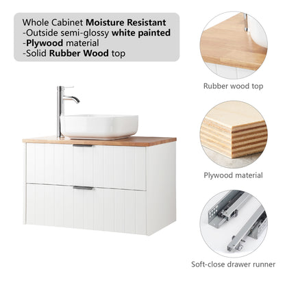 Solid Wood Bathroom Vanity for Modern Bathroom Renovation