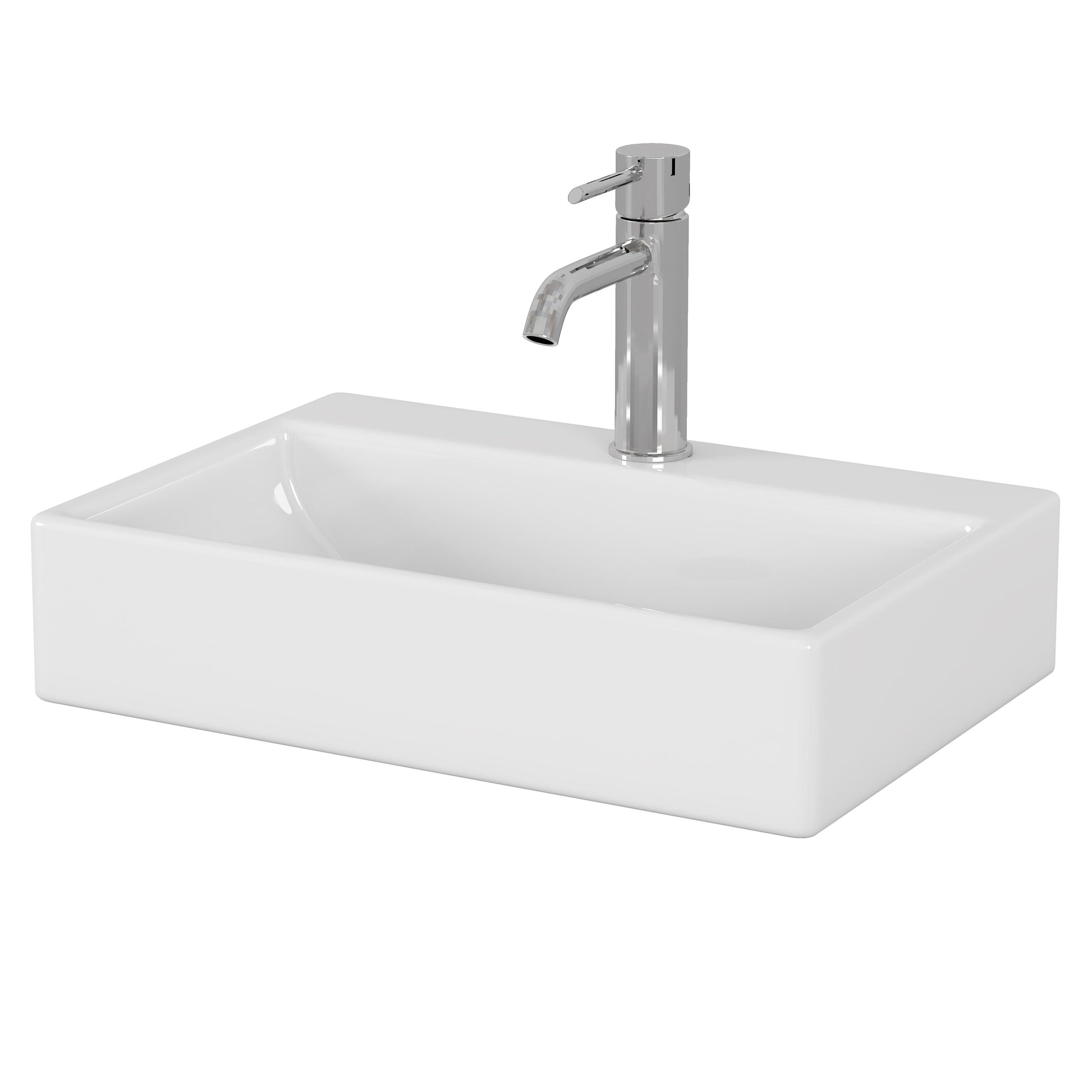 Modern Square Ceramic Bathroom Sink for Vanity Upgrade