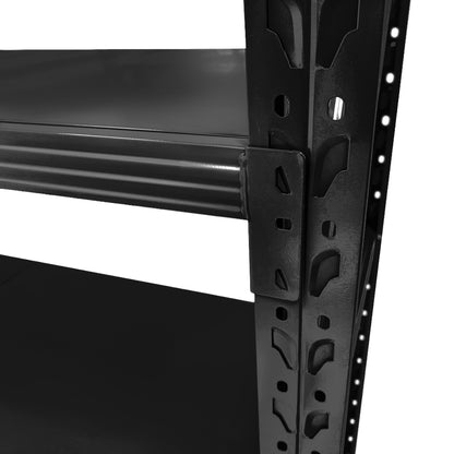 5-Tier Metal Garage Shelving Unit - Black