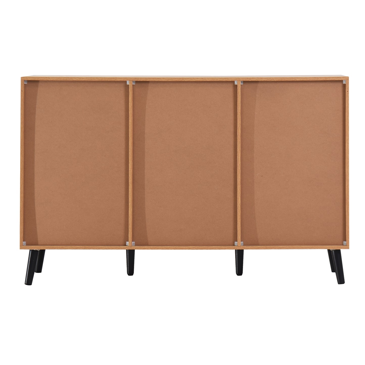 Natural Particle Board Sideboard Cabinet - 47.2" Storage Buffet for Living Room