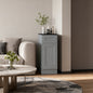 15" Gray Shaker Base Cabinet with Soft-Close Door,Drawer,Space-Saving Solid Wood Unit with Adjustable Shelf for Kitchen, Bath, Laundry, Garage (15"W x 24"D x 34.5"H)