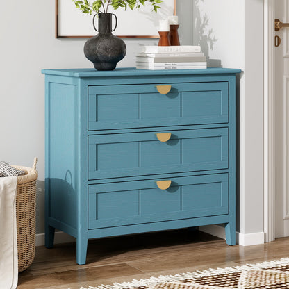 3 Drawer Cabinet, American Furniture,Suitable for bedroom, living room, study