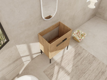30 Inch Bathroom Vanity - Plywood, Imitative Oak