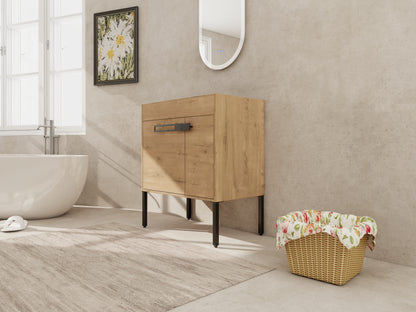 30 Inch Bathroom Vanity - Plywood, Imitative Oak