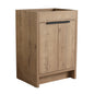 24" Freestanding Bathroom Vanity  2 Soft-Close Cabinet Doors ((KD-PACKING),Only Vanity without Top