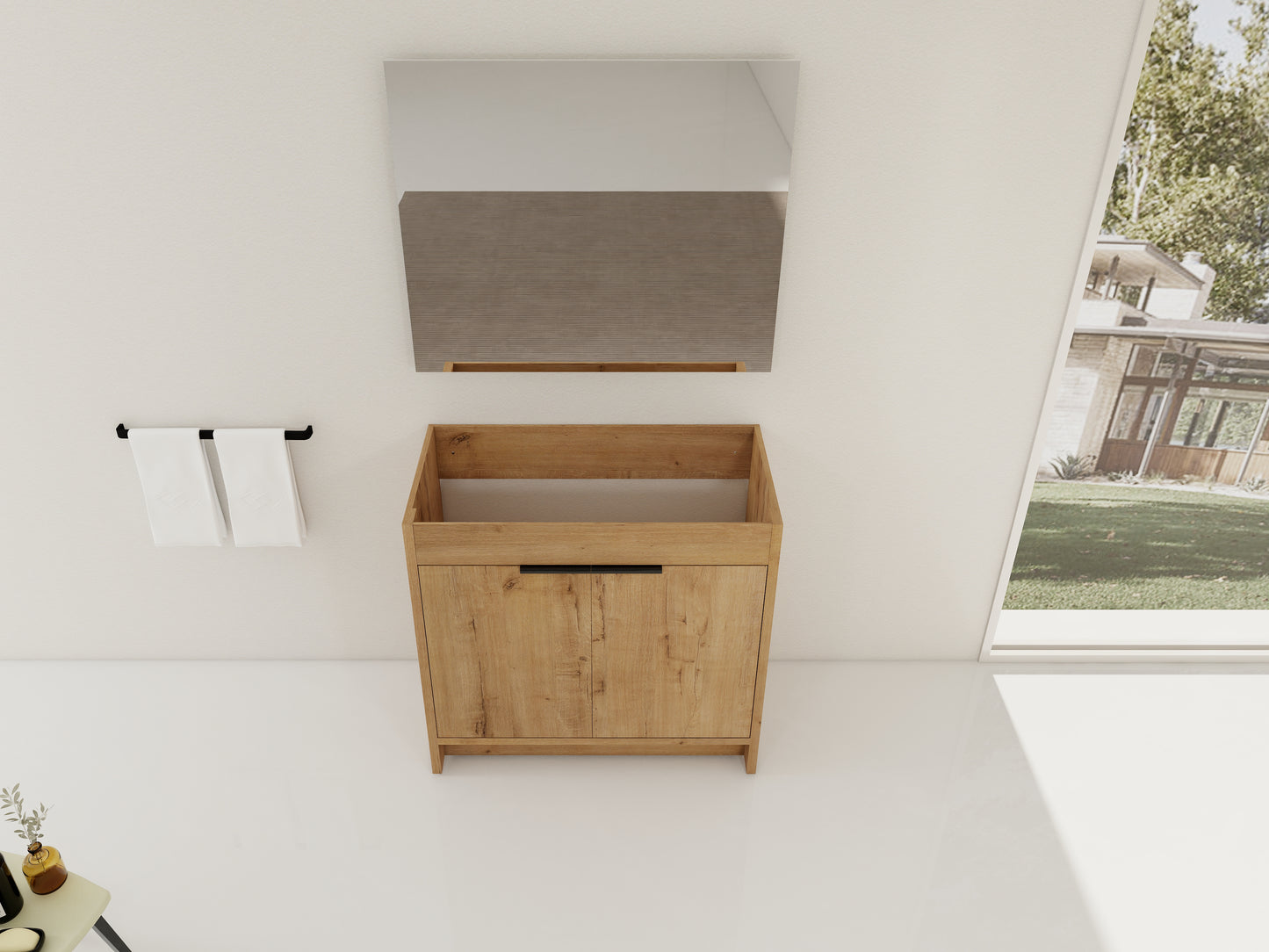 36" Bathroom Vanity with Soft-Close Doors - Plywood