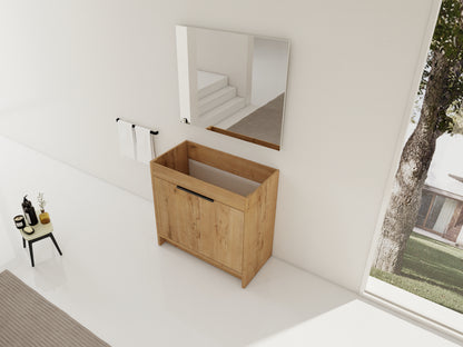 36" Bathroom Vanity with Soft-Close Doors - Plywood