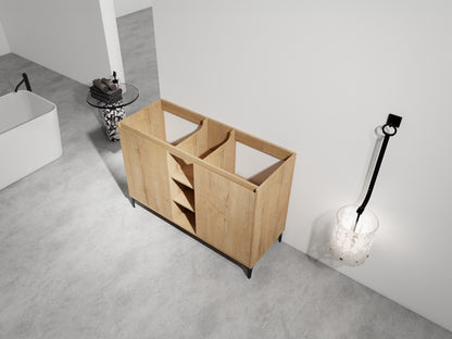 48-inch Bathroom Vanity Cabinet in Imitative Oak Plywood